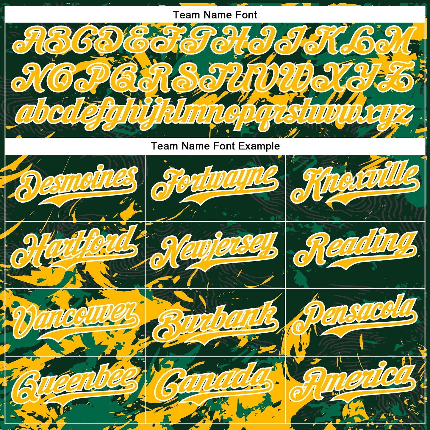 Custom Green Gold Kelly Green-White Splash Bomber Full-Snap Varsity Letterman Hoodie Jacket view 5