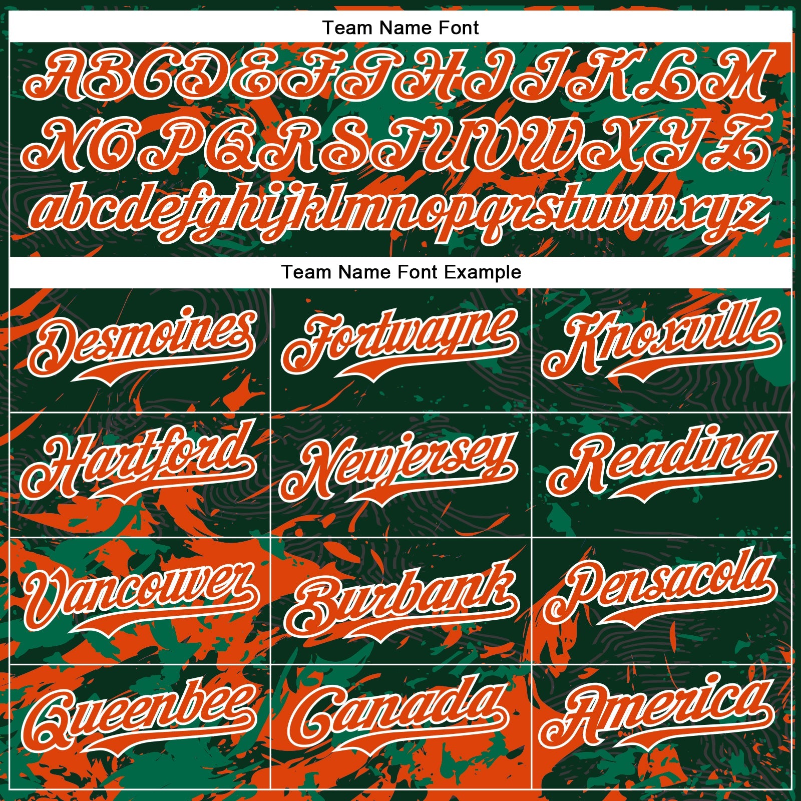 Custom Green Orange Kelly Green-White Splash Bomber Full-Snap Varsity Letterman Hoodie Jacket view 5