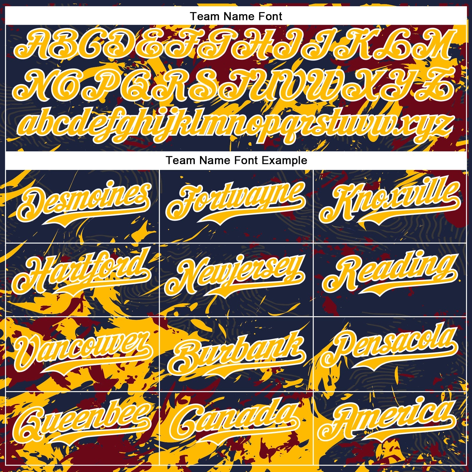 Custom Navy Gold Crimson-White Splash Bomber Full-Snap Varsity Letterman Hoodie Jacket view 5