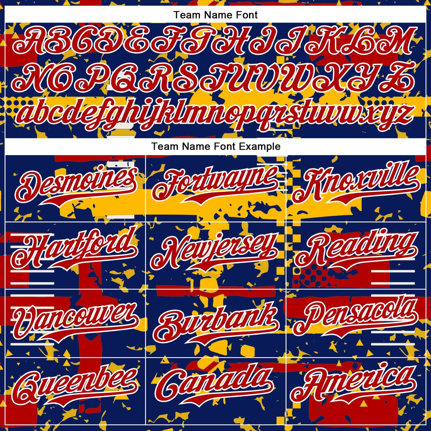 Custom Royal Red Gold-White Abstract Fragment Shape Bomber Full-Snap Varsity Letterman Hoodie Jacket view 5