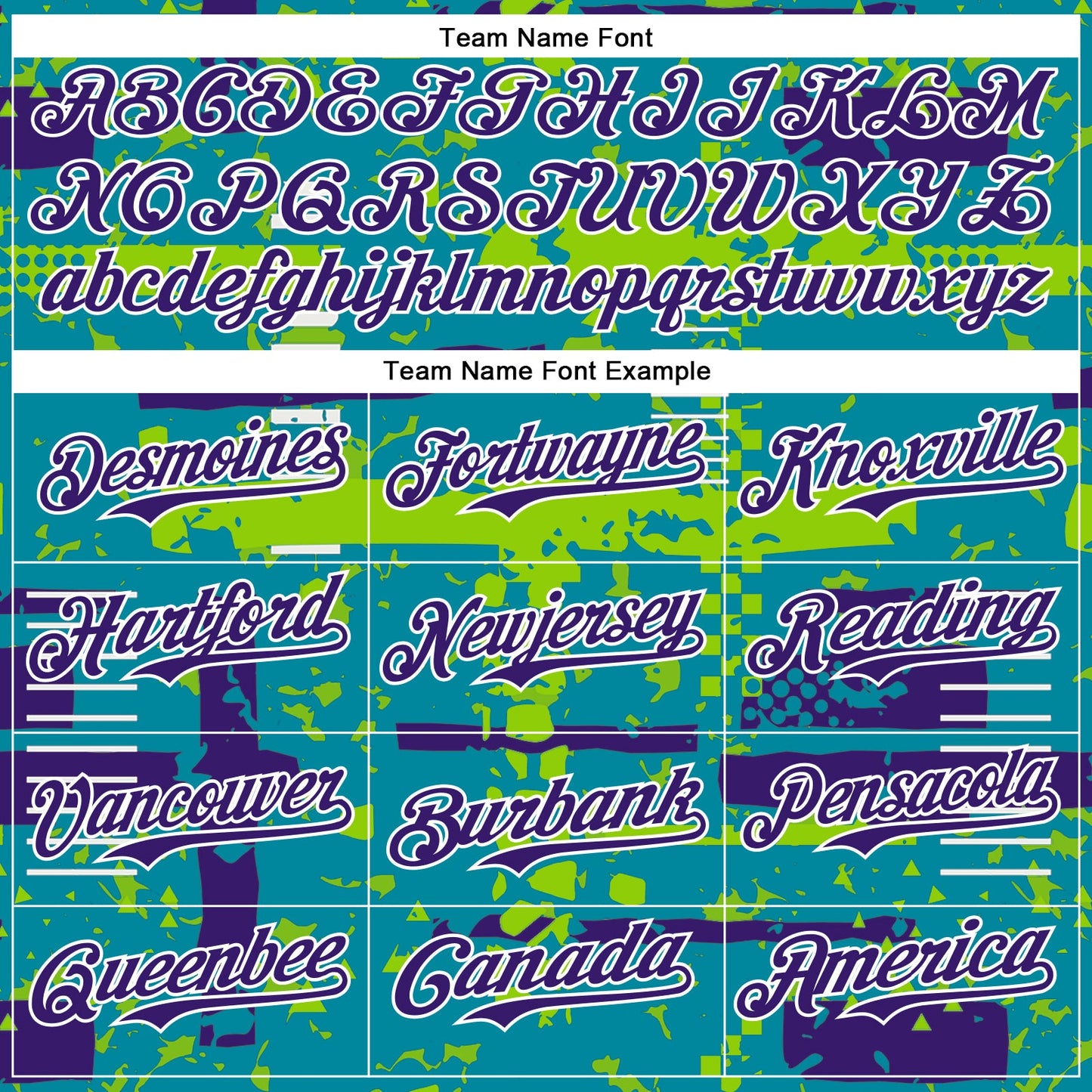 Custom Teal Purple Neon Green-White Abstract Fragment Shape Bomber Full-Snap Varsity Letterman Hoodie Jacket view 5