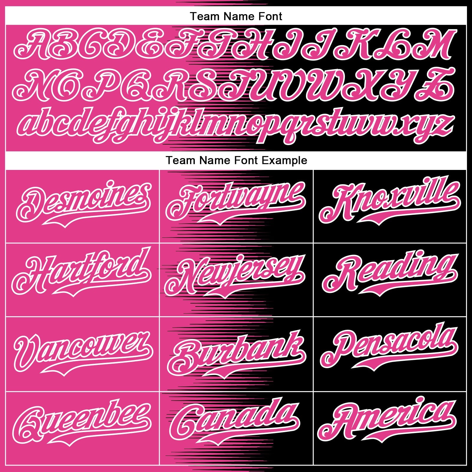 Custom Pink Black-White Gradient Line Bomber Full-Snap Varsity Letterman Hoodie Jacket view 5