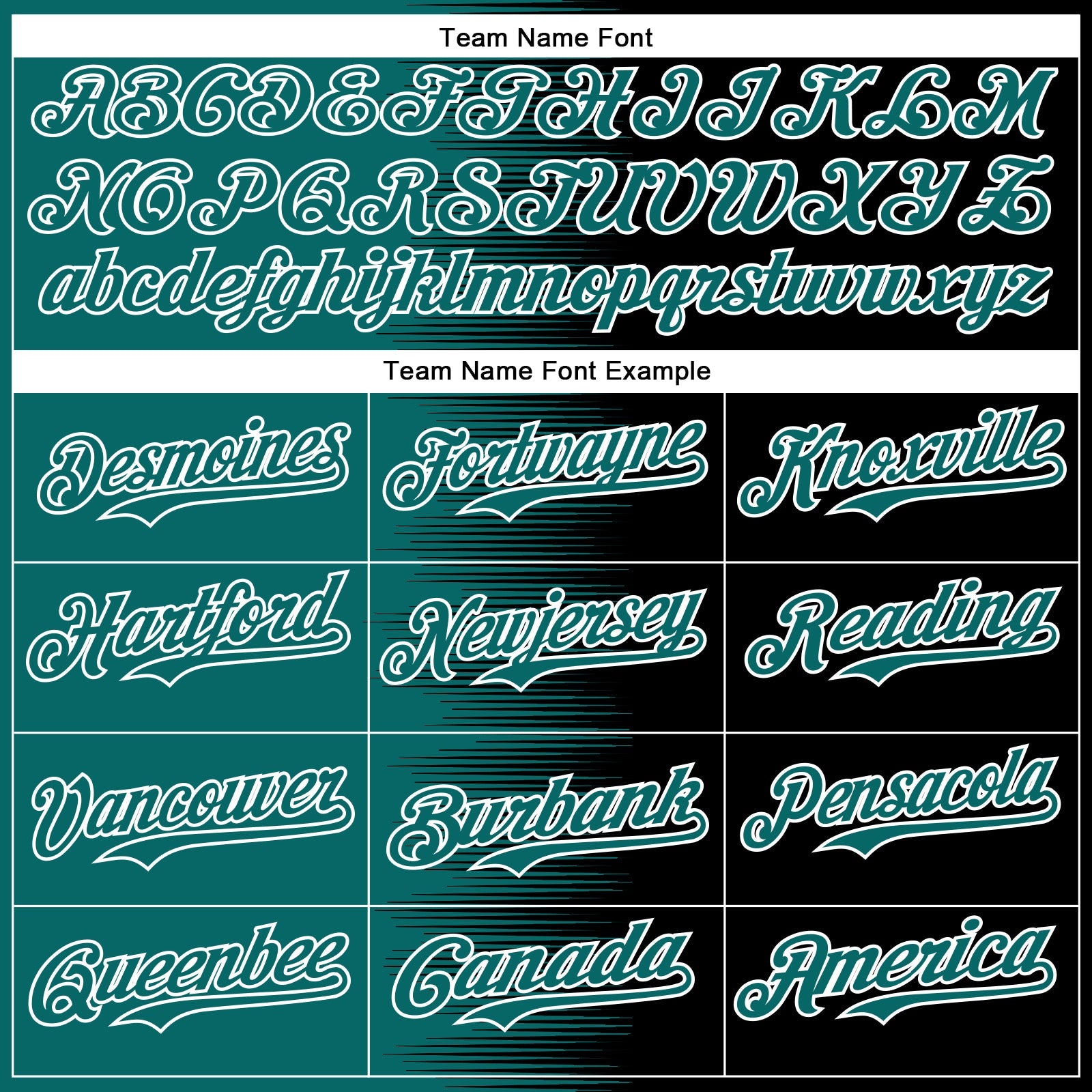 Custom Teal Black-White Gradient Line Bomber Full-Snap Varsity Letterman Hoodie Jacket view 5