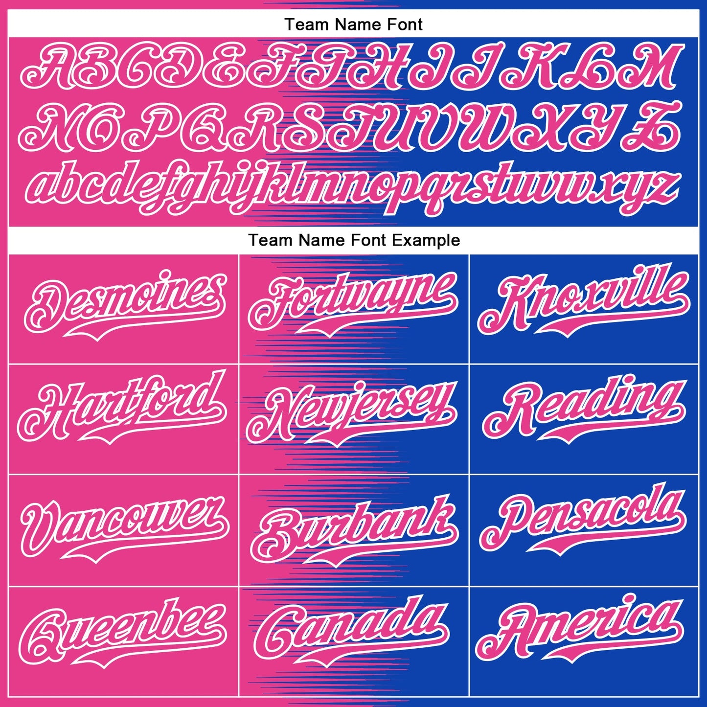 Custom Pink Thunder Blue-White Gradient Line Bomber Full-Snap Varsity Letterman Hoodie Jacket view 5