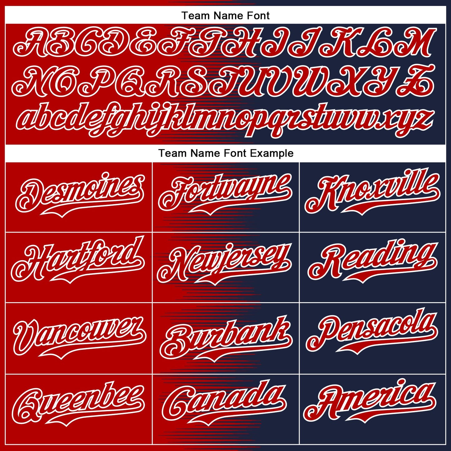 Custom Red Navy-White Gradient Line Bomber Full-Snap Varsity Letterman Hoodie Jacket view 5