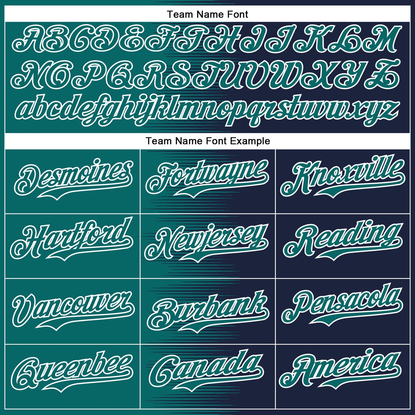Custom Teal Navy-White Gradient Line Bomber Full-Snap Varsity Letterman Hoodie Jacket view 5