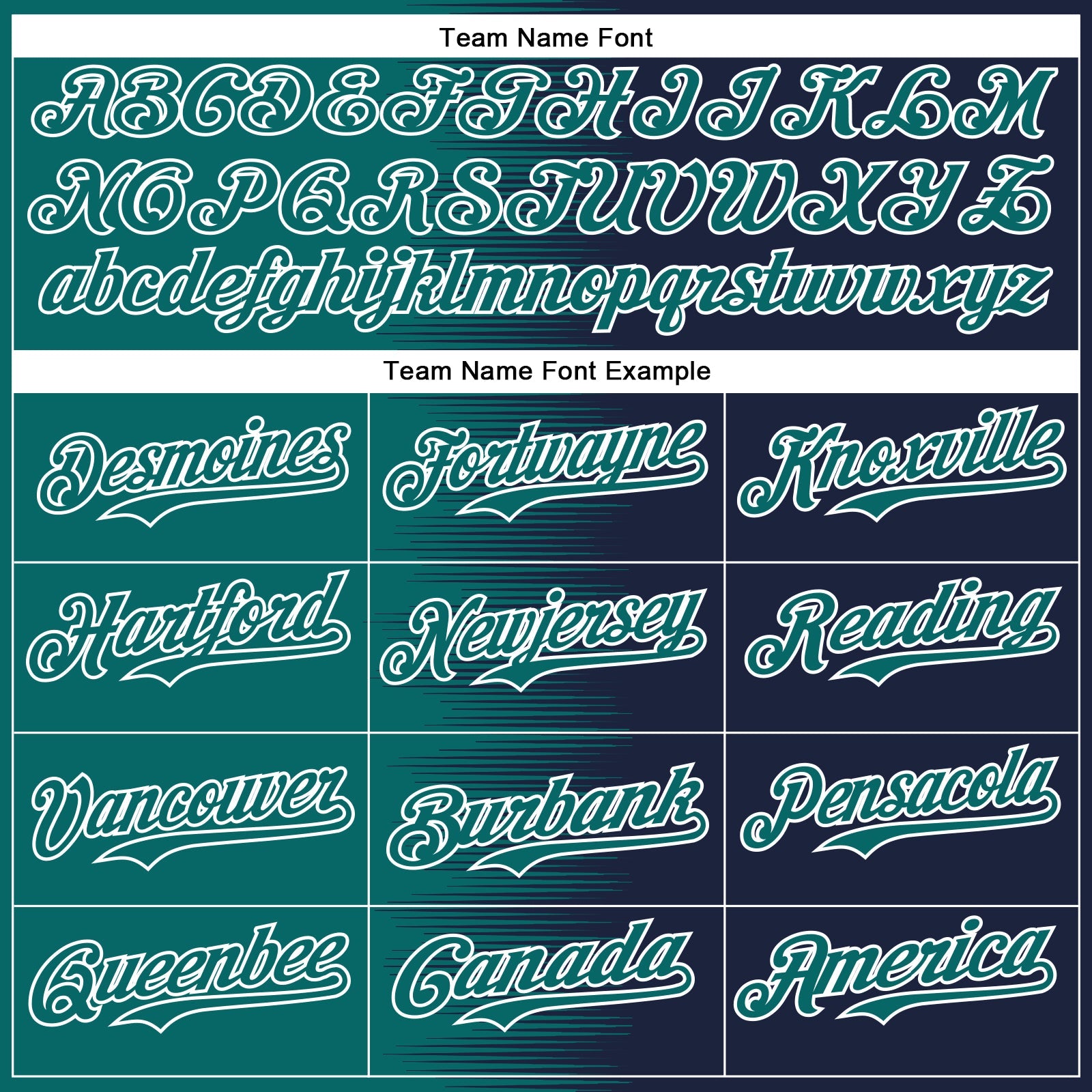 Custom Teal Navy-White Gradient Line Bomber Full-Snap Varsity Letterman Hoodie Jacket view 5