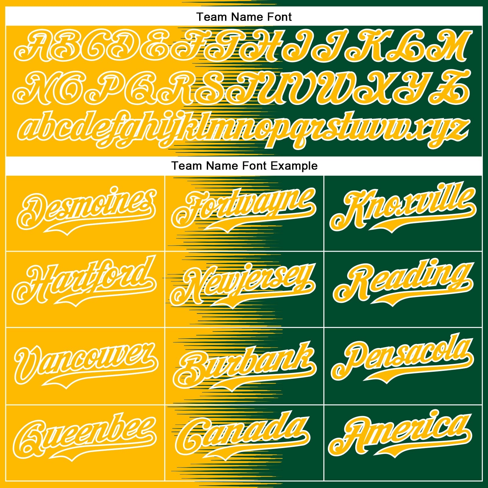 Custom Gold Kelly Green-White Gradient Line Bomber Full-Snap Varsity Letterman Hoodie Jacket view 5