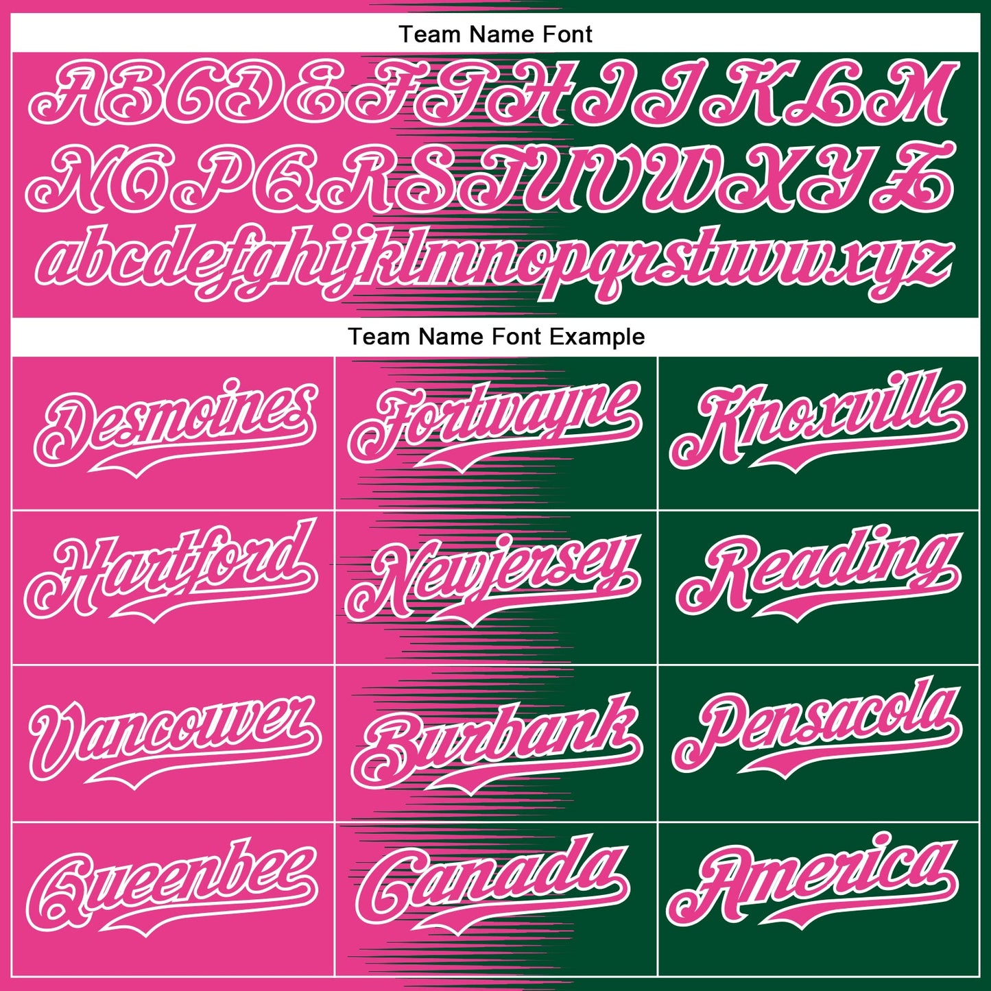 Custom Pink Kelly Green-White Gradient Line Bomber Full-Snap Varsity Letterman Hoodie Jacket view 5