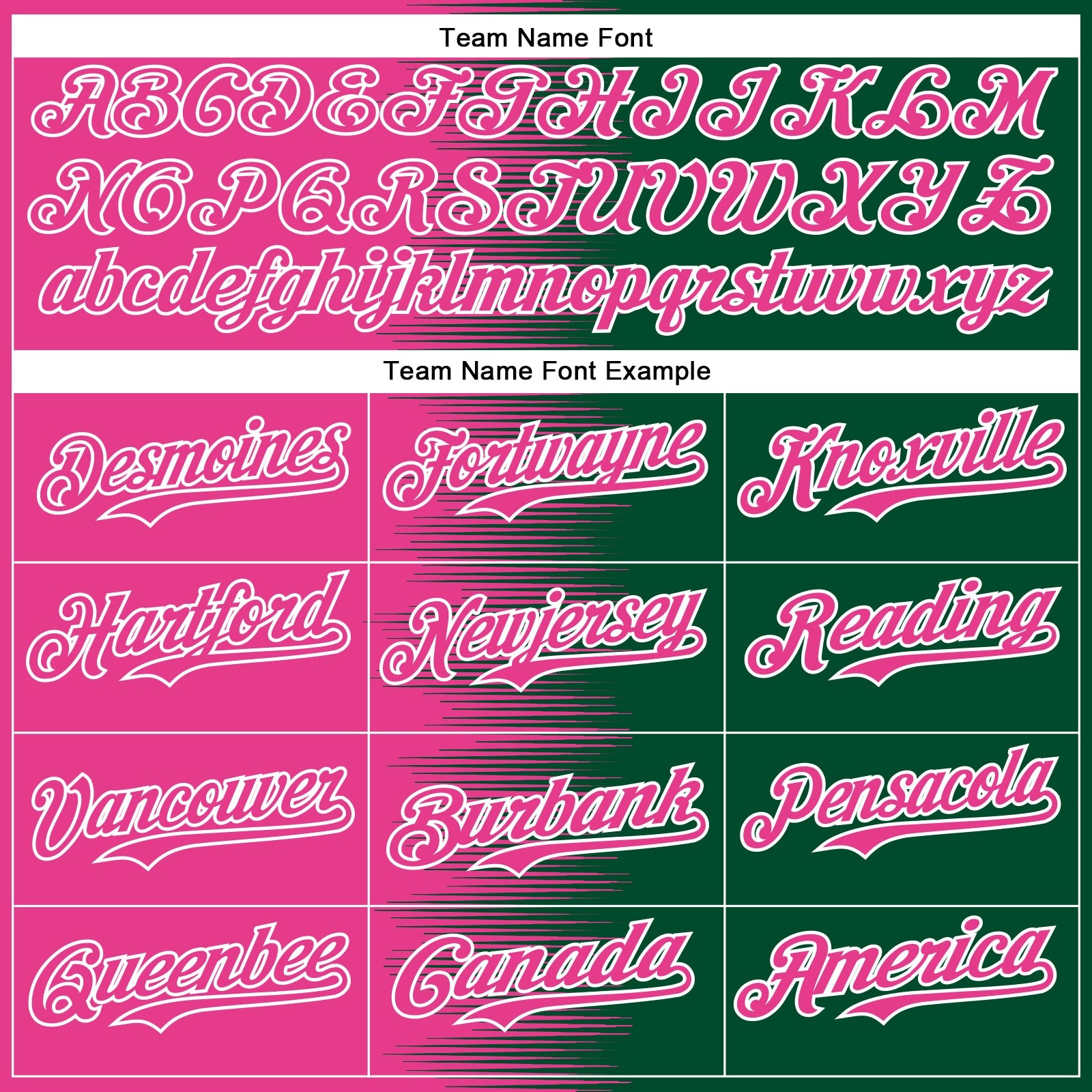 Custom Pink Kelly Green-White Gradient Line Bomber Full-Snap Varsity Letterman Hoodie Jacket view 5