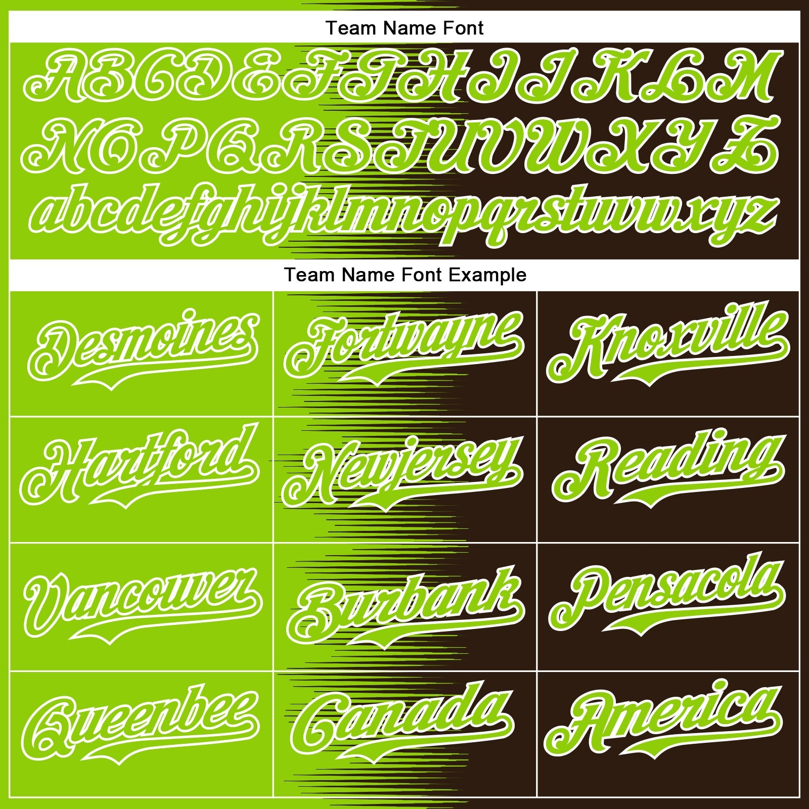 Custom Neon Green Brown-White Gradient Line Bomber Full-Snap Varsity Letterman Hoodie Jacket view 5