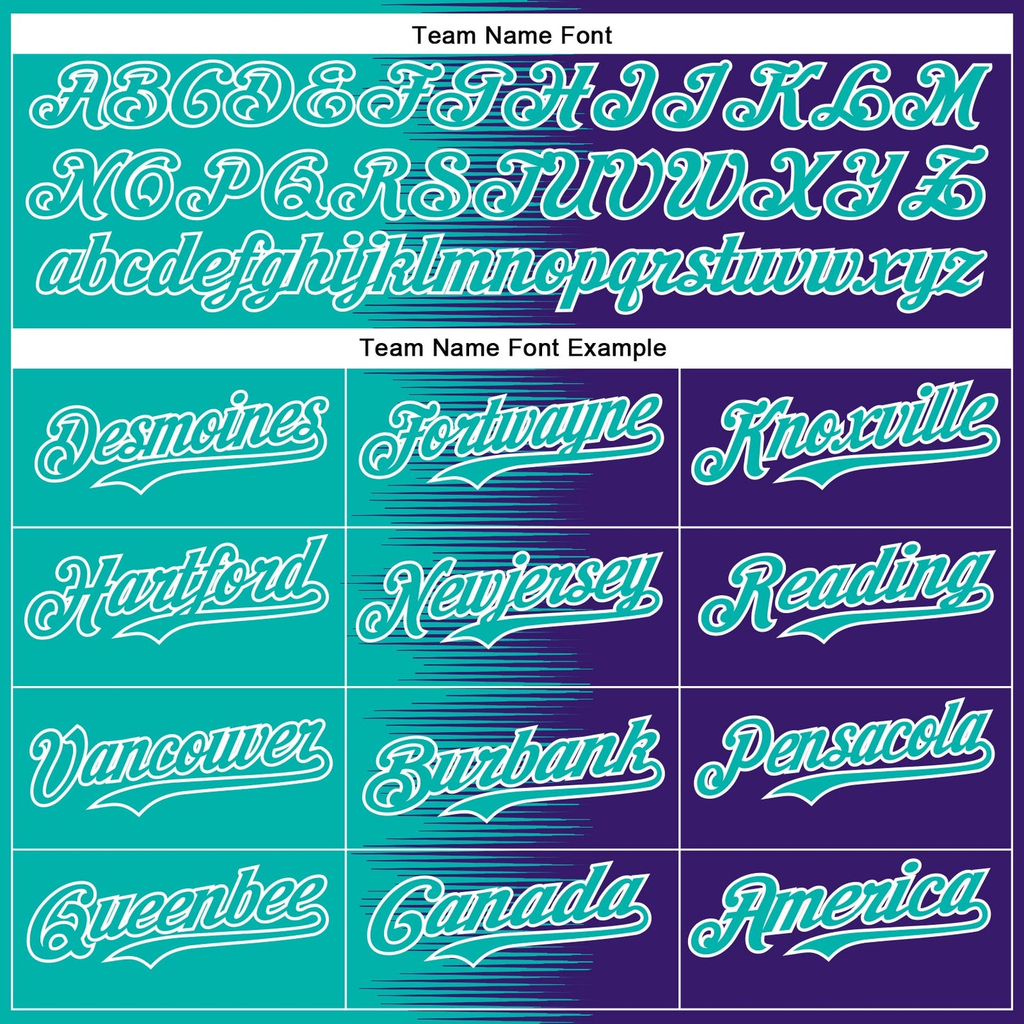 Custom Aqua Purple-White Gradient Line Bomber Full-Snap Varsity Letterman Hoodie Jacket view 5