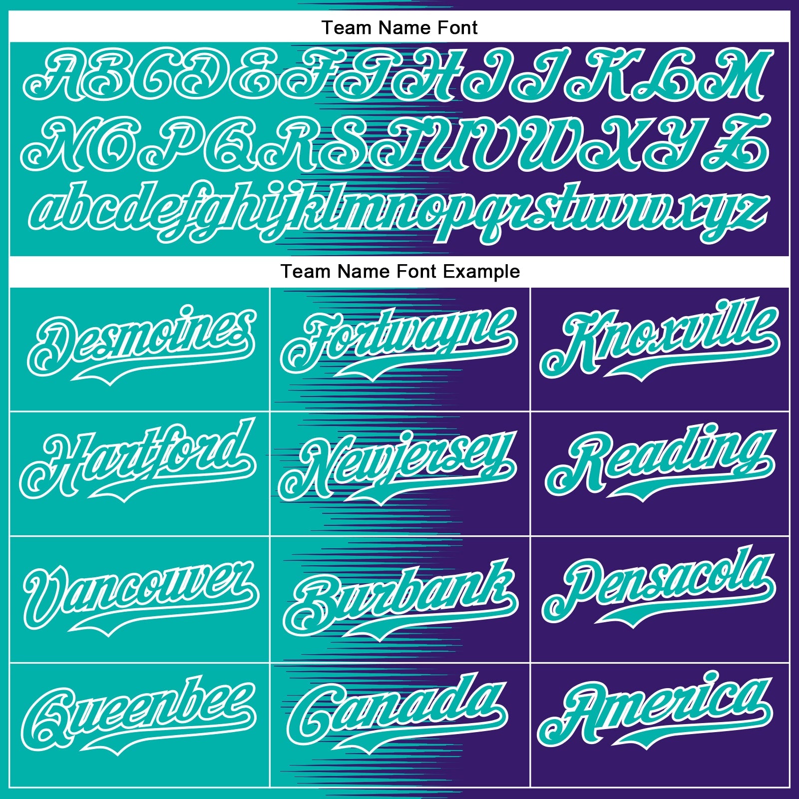 Custom Aqua Purple-White Gradient Line Bomber Full-Snap Varsity Letterman Hoodie Jacket view 5