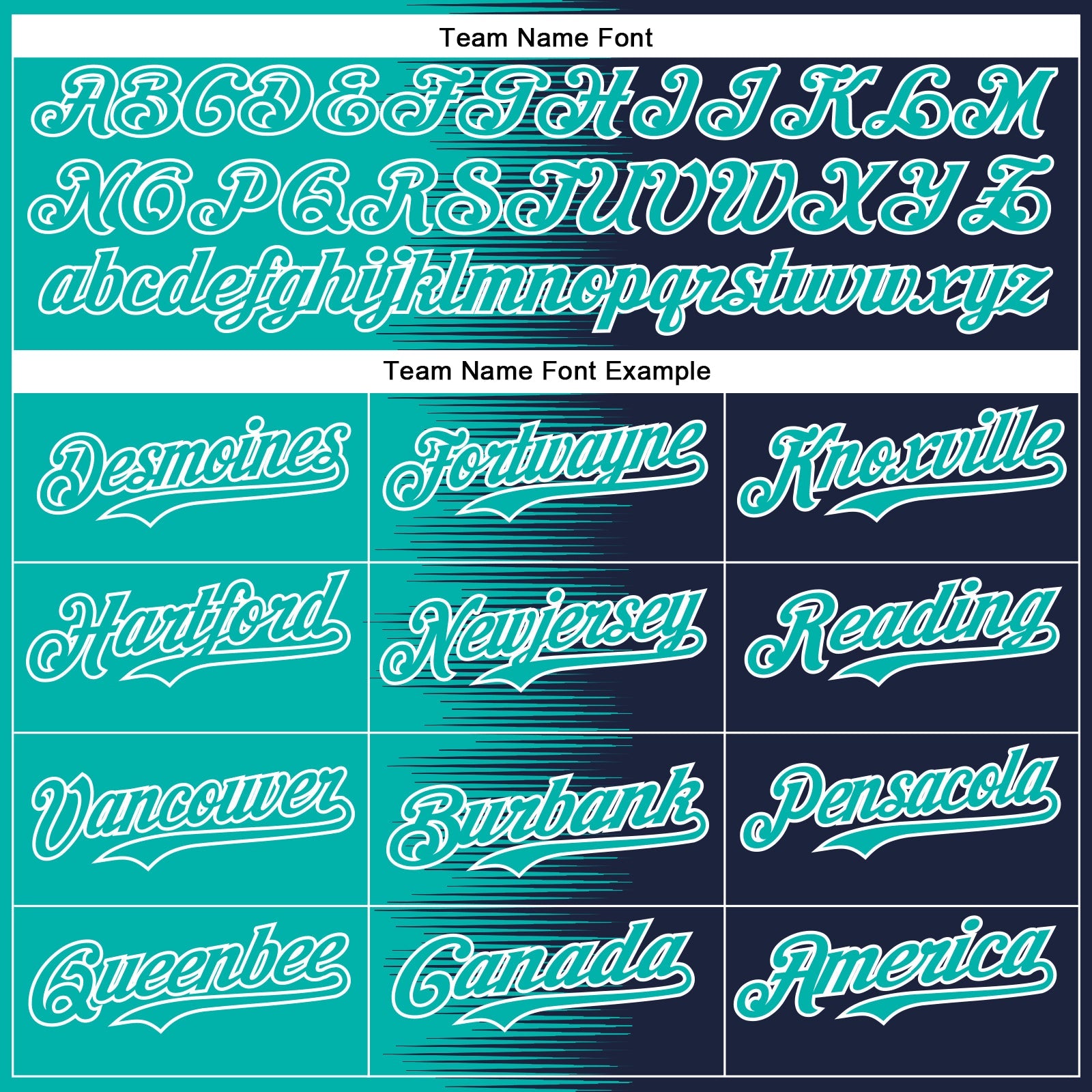 Custom Aqua Navy-White Gradient Line Bomber Full-Snap Varsity Letterman Hoodie Jacket view 5