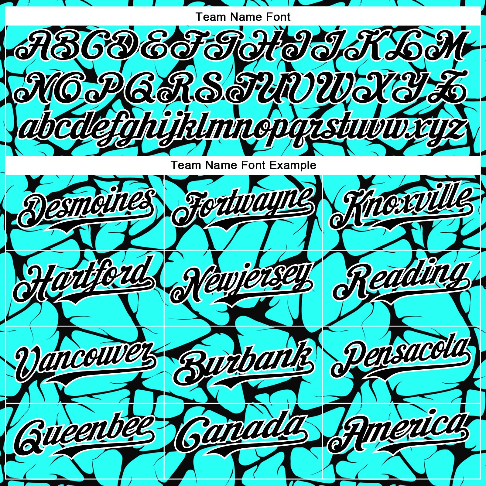 Custom Aqua Black-White Abstract Network Bomber Full-Snap Varsity Letterman Hoodie Jacket view 5