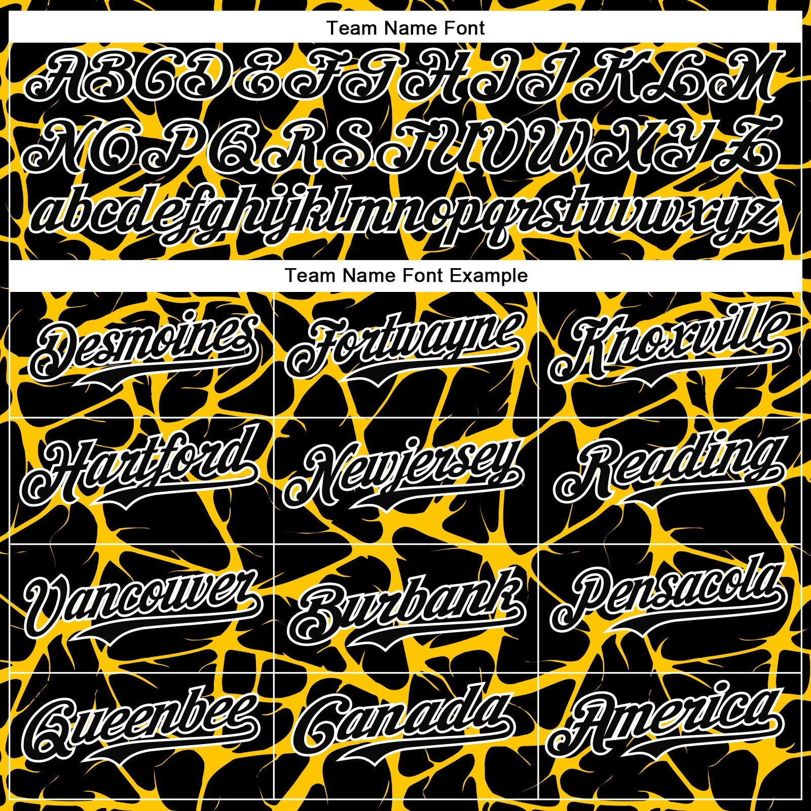 Custom Black Yellow-White Abstract Network Bomber Full-Snap Varsity Letterman Hoodie Jacket view 5