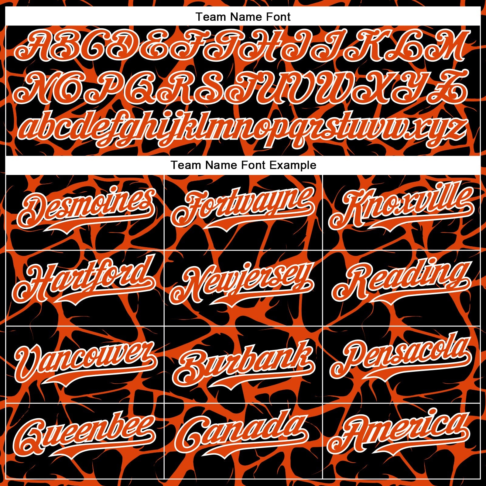 Custom Black Orange-White Abstract Network Bomber Full-Snap Varsity Letterman Hoodie Jacket view 5
