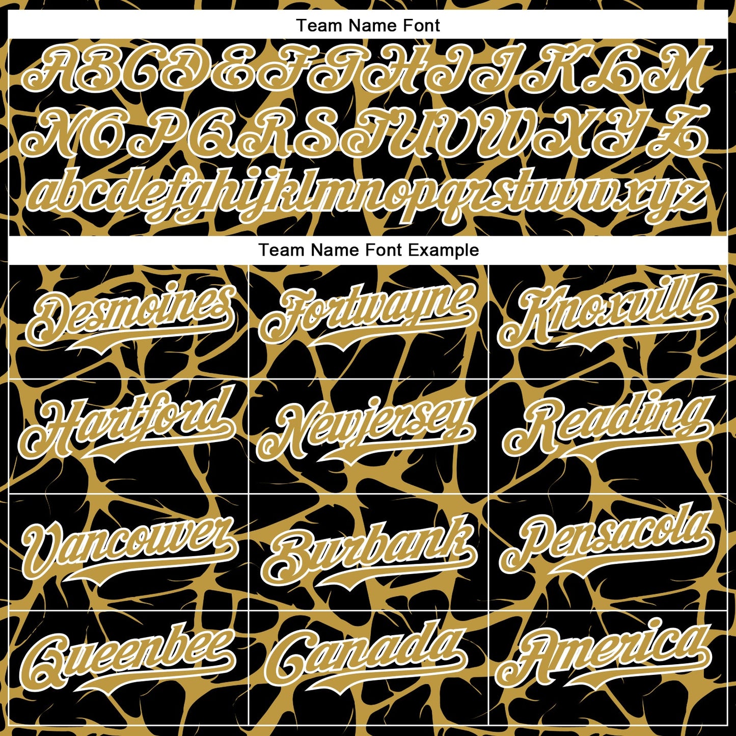 Custom Black Old Gold-White Abstract Network Bomber Full-Snap Varsity Letterman Hoodie Jacket view 5