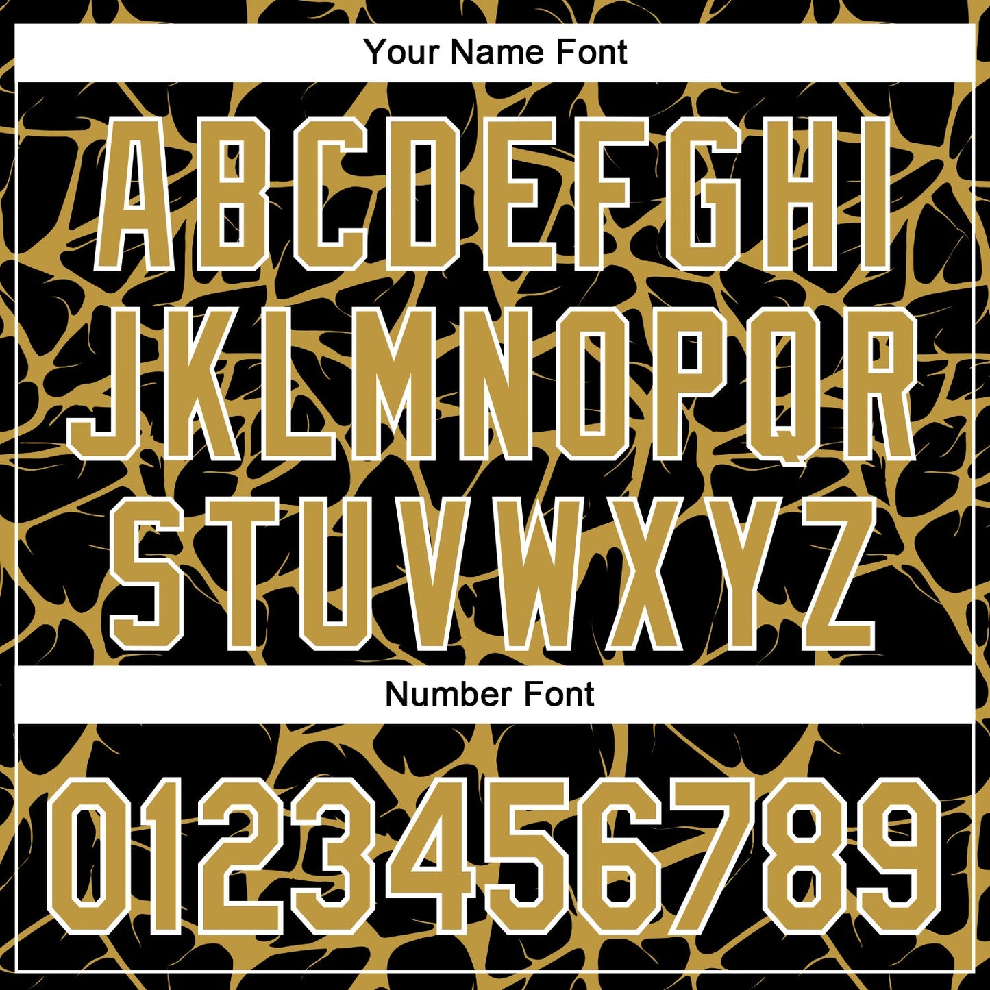 Custom Black Old Gold-White Abstract Network Bomber Full-Snap Varsity Letterman Hoodie Jacket view 6