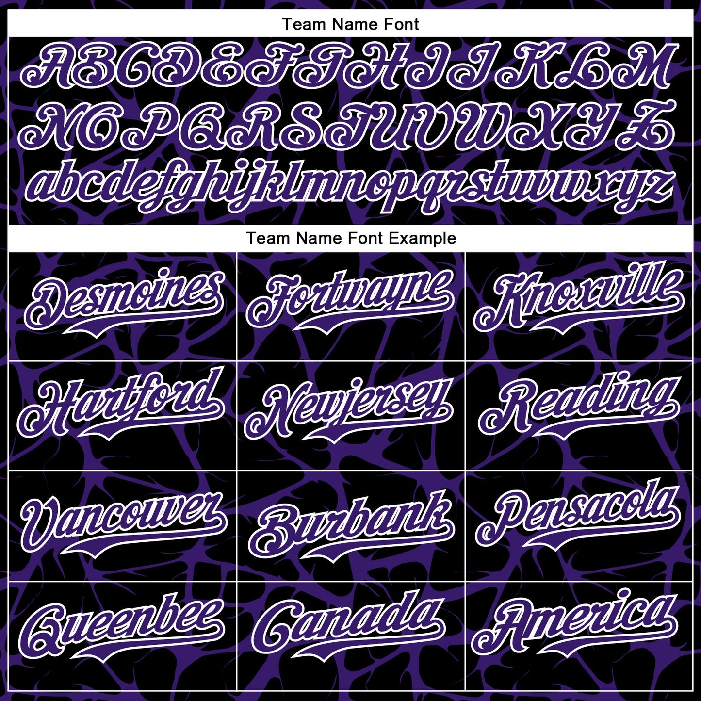 Custom Black Purple-White Abstract Network Bomber Full-Snap Varsity Letterman Hoodie Jacket view 5