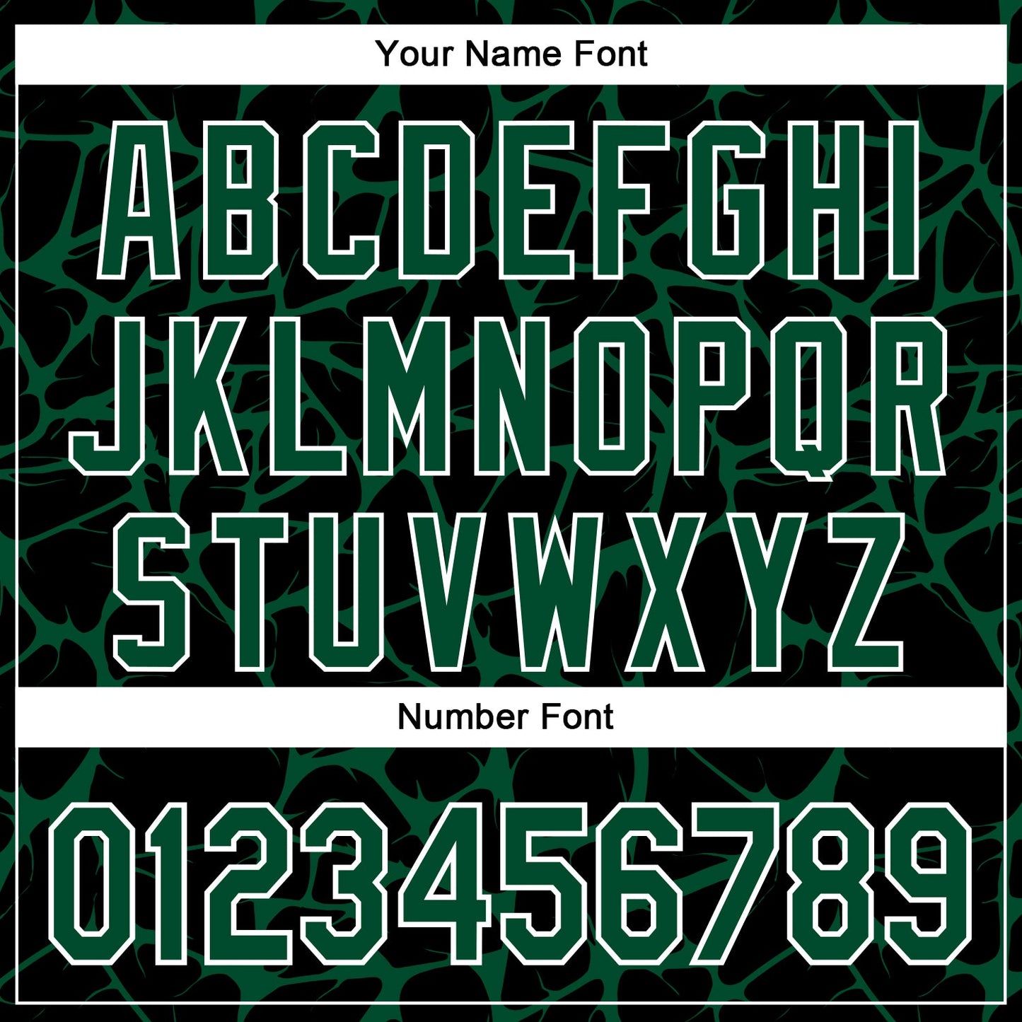 Custom Black Kelly Green-White Abstract Network Bomber Full-Snap Varsity Letterman Hoodie Jacket view 6