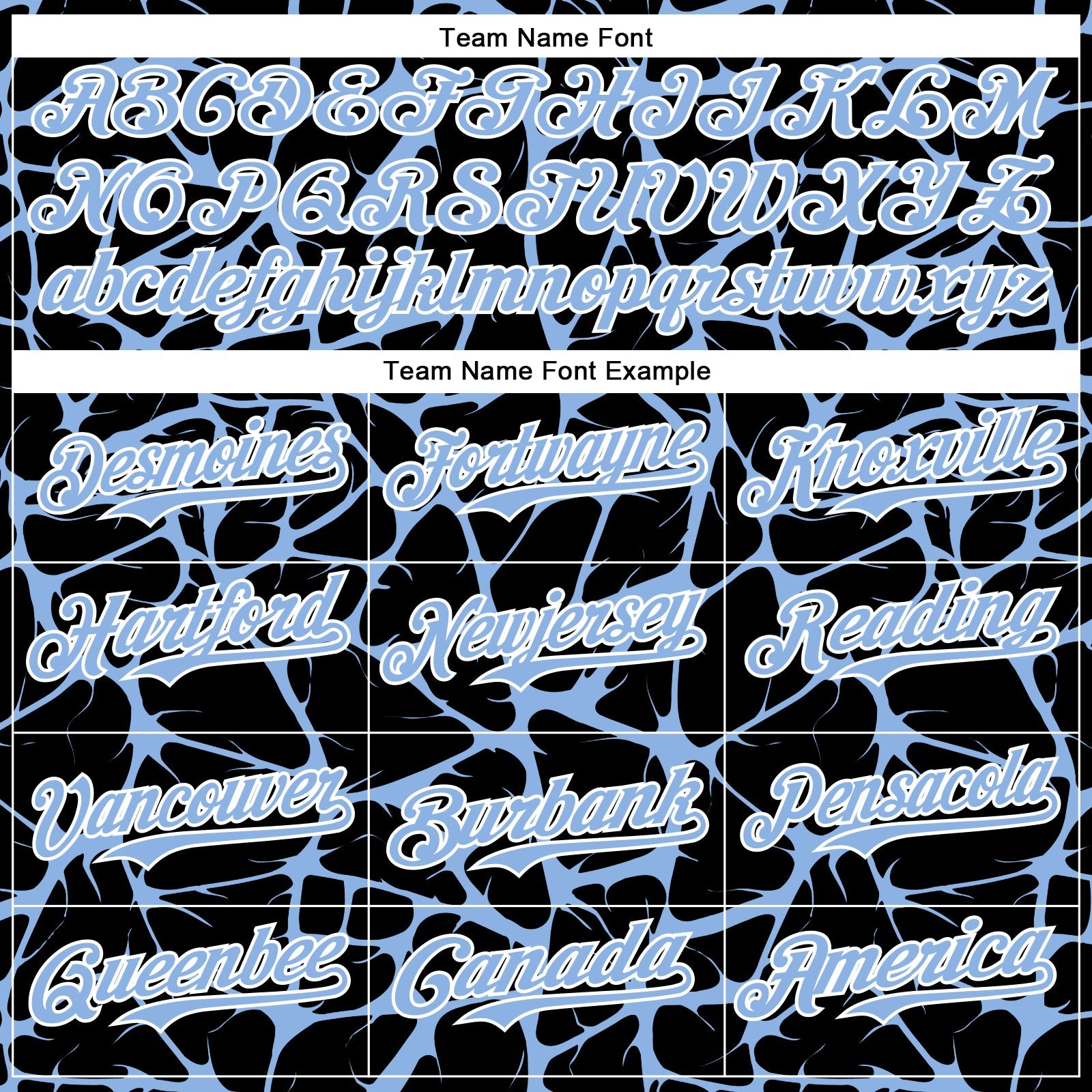 Custom Black Light Blue-White Abstract Network Bomber Full-Snap Varsity Letterman Hoodie Jacket view 5