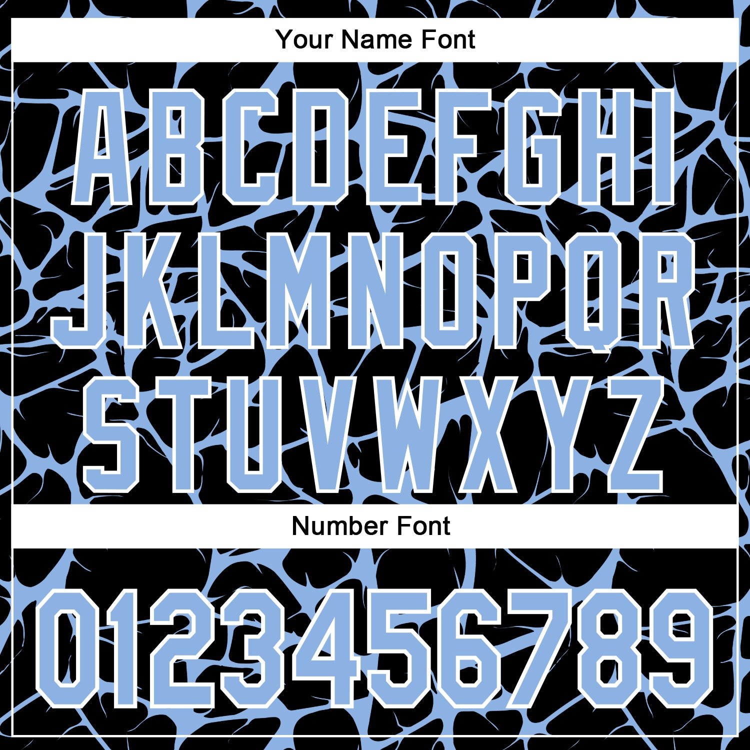 Custom Black Light Blue-White Abstract Network Bomber Full-Snap Varsity Letterman Hoodie Jacket view 6