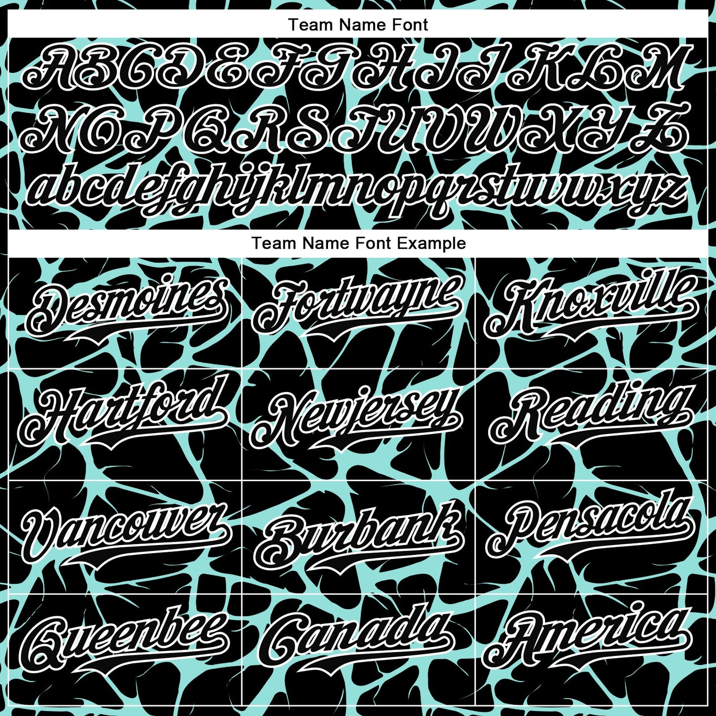 Custom Black Ice Blue-White Abstract Network Bomber Full-Snap Varsity Letterman Hoodie Jacket view 5