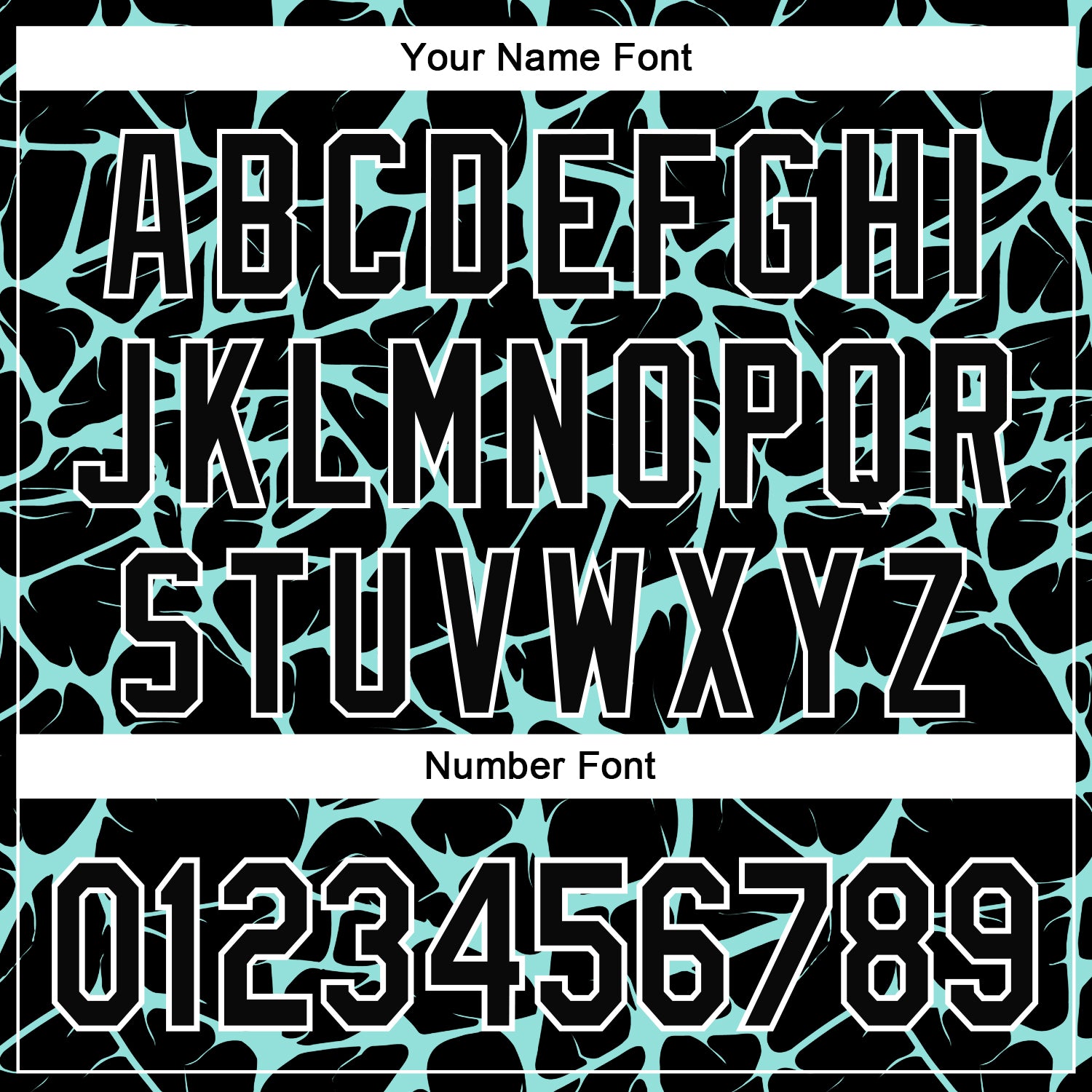 Custom Black Ice Blue-White Abstract Network Bomber Full-Snap Varsity Letterman Hoodie Jacket view 6