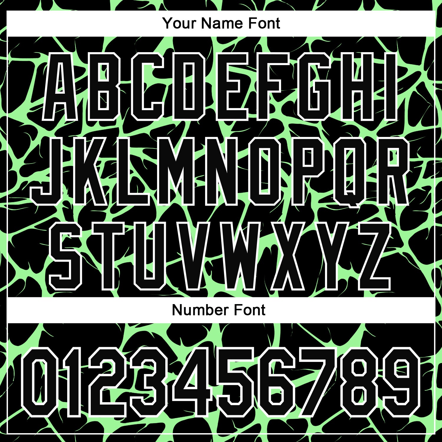Custom Black Pea Green-White Abstract Network Bomber Full-Snap Varsity Letterman Hoodie Jacket view 6