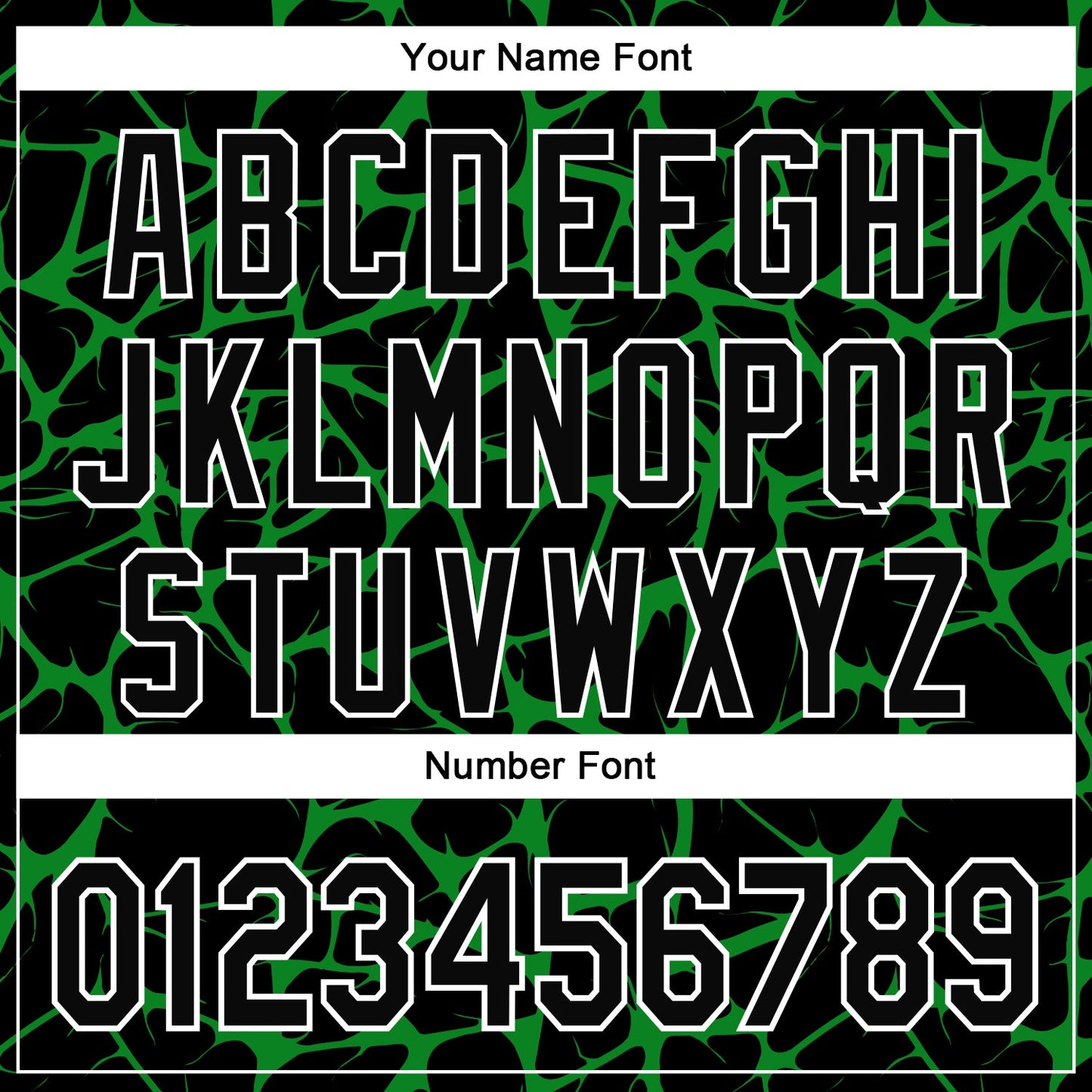 Custom Black Grass Green-White Abstract Network Bomber Full-Snap Varsity Letterman Hoodie Jacket view 6