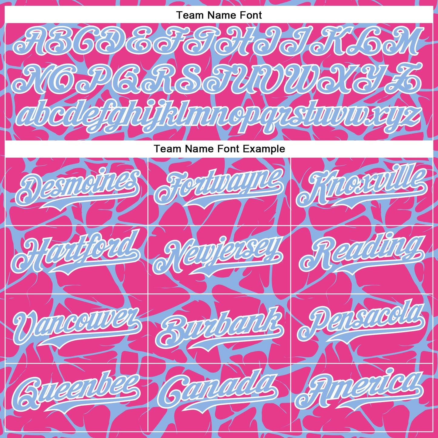 Custom Pink Light Blue-White Abstract Network Bomber Full-Snap Varsity Letterman Hoodie Jacket view 5