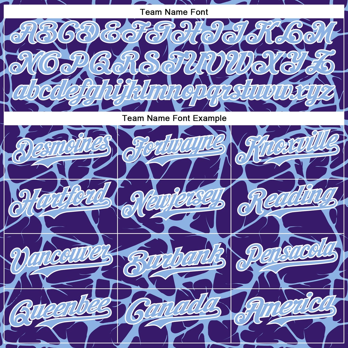 Custom Purple Light Blue-White Abstract Network Bomber Full-Snap Varsity Letterman Hoodie Jacket view 5