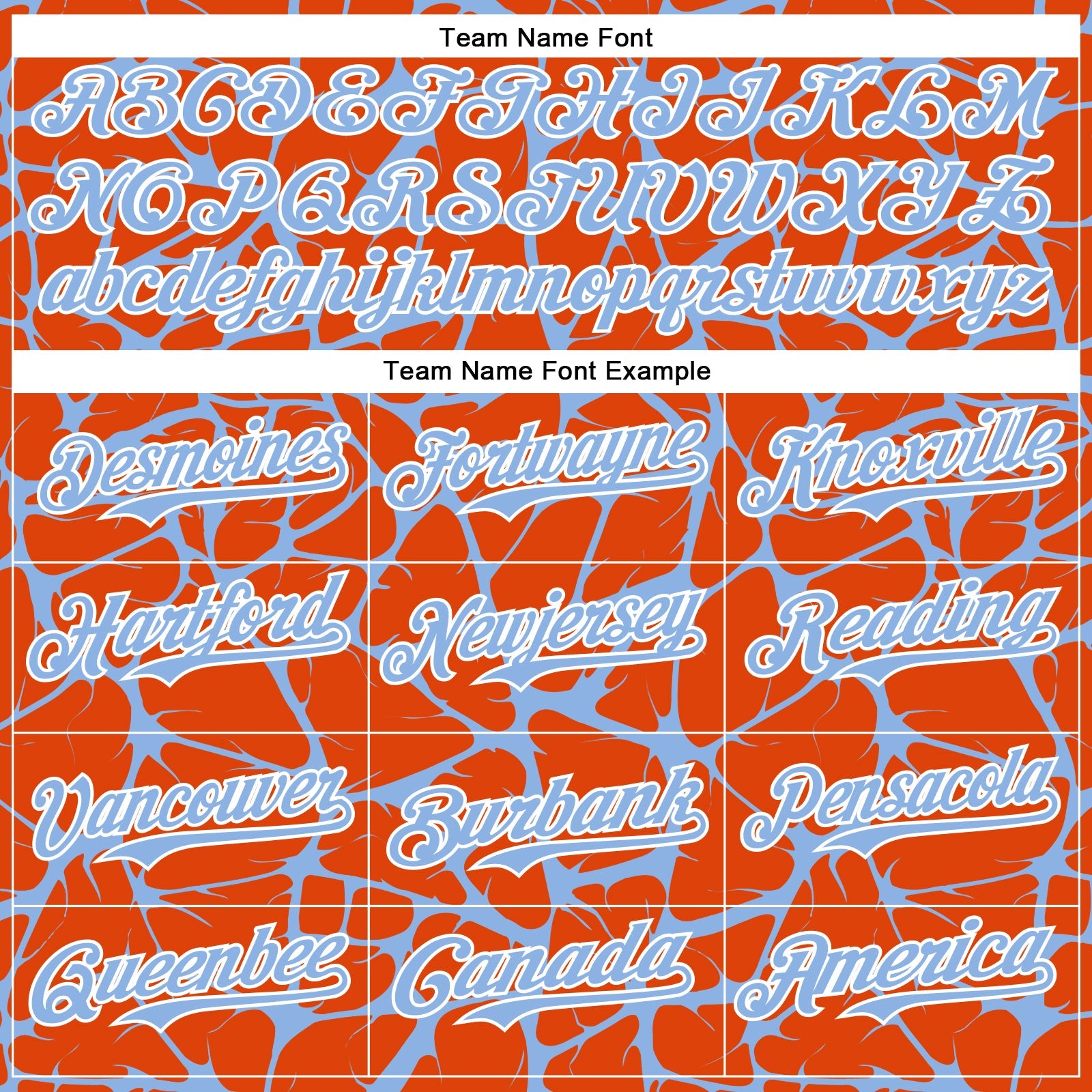 Custom Orange Light Blue-White Abstract Network Bomber Full-Snap Varsity Letterman Hoodie Jacket view 5