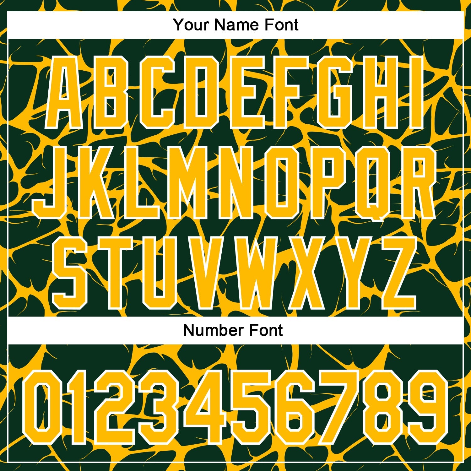 Custom Green Gold-White Abstract Network Bomber Full-Snap Varsity Letterman Hoodie Jacket view 6