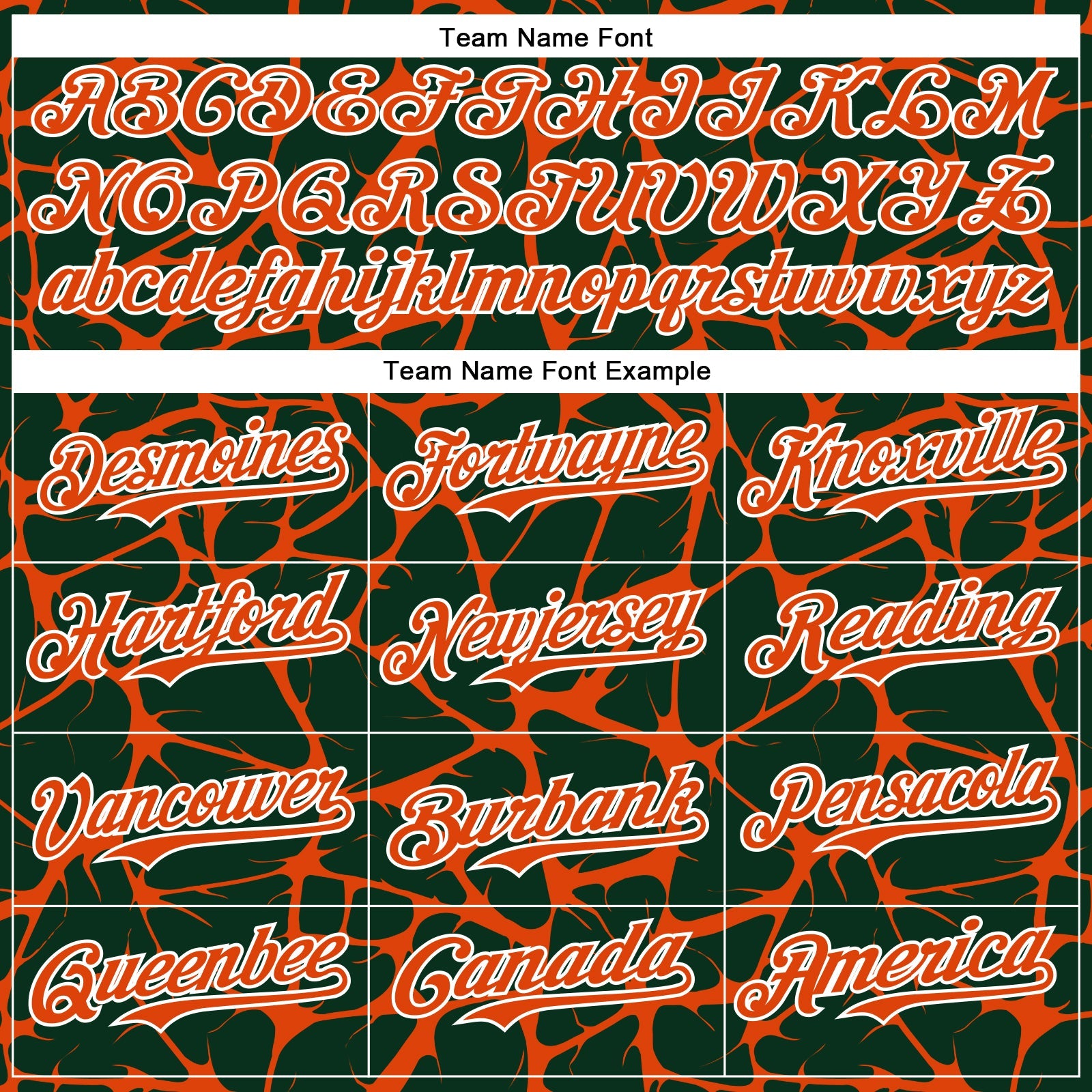 Custom Green Orange-White Abstract Network Bomber Full-Snap Varsity Letterman Hoodie Jacket view 5