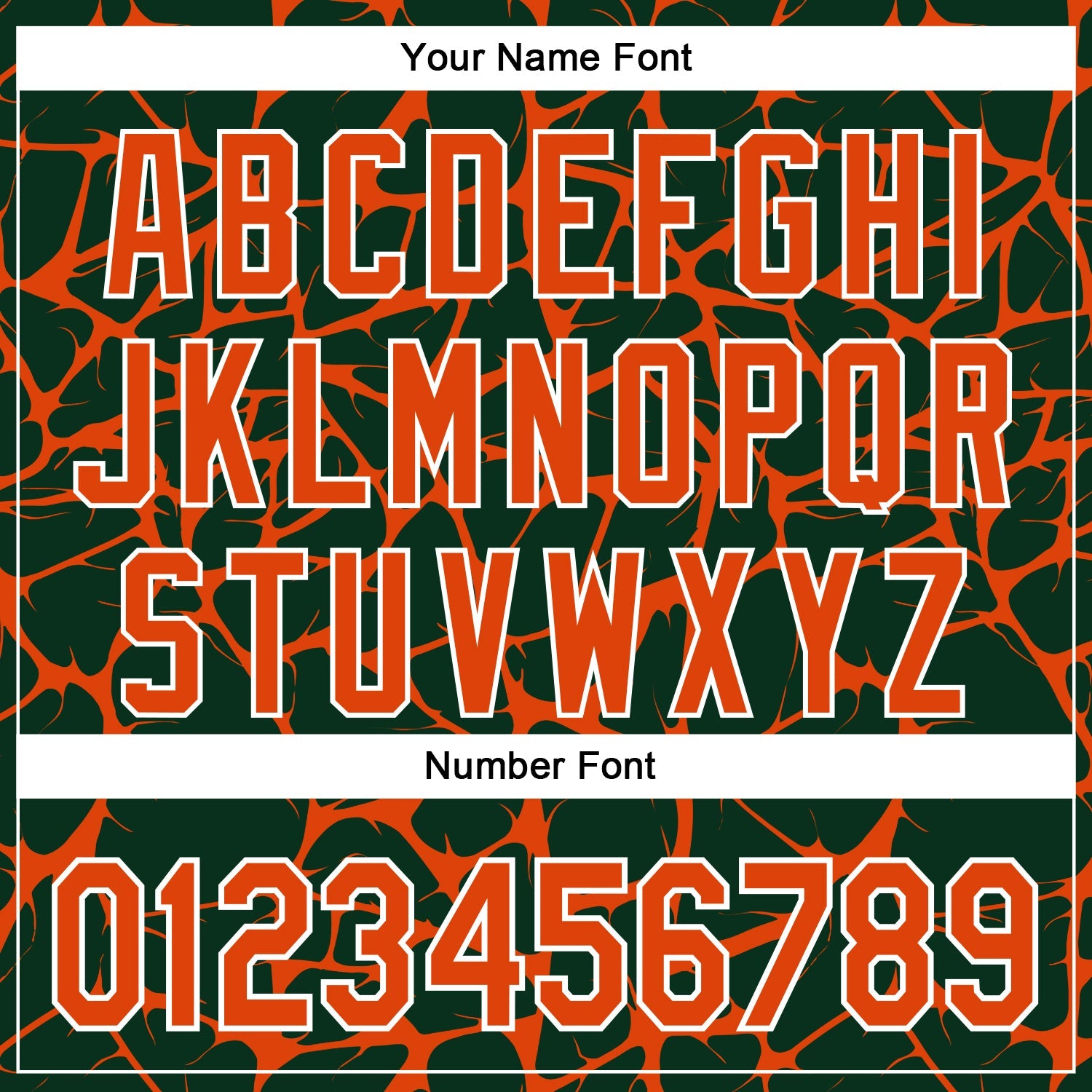 Custom Green Orange-White Abstract Network Bomber Full-Snap Varsity Letterman Hoodie Jacket view 6