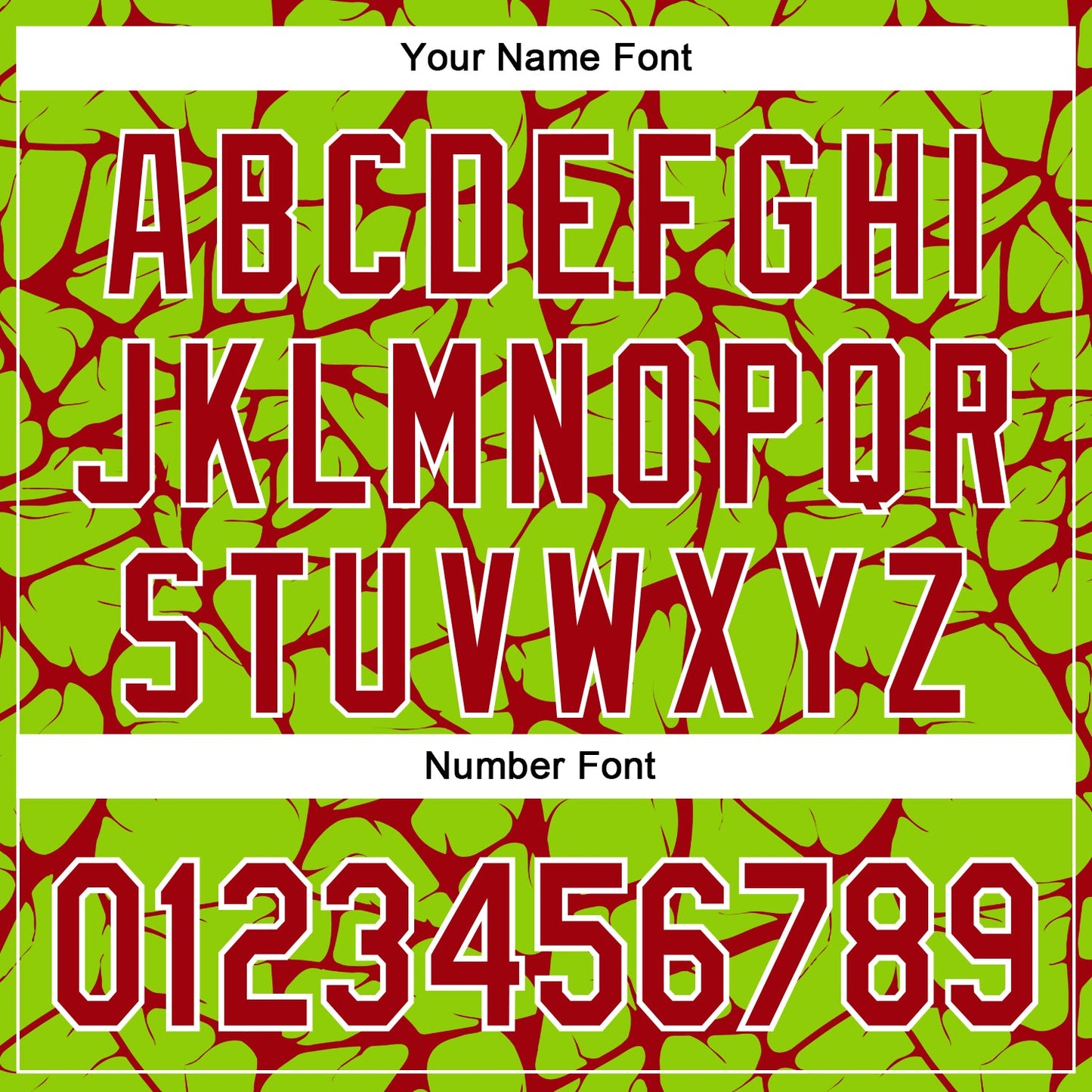 Custom Neon Green Red-White Abstract Network Bomber Full-Snap Varsity Letterman Hoodie Jacket view 6