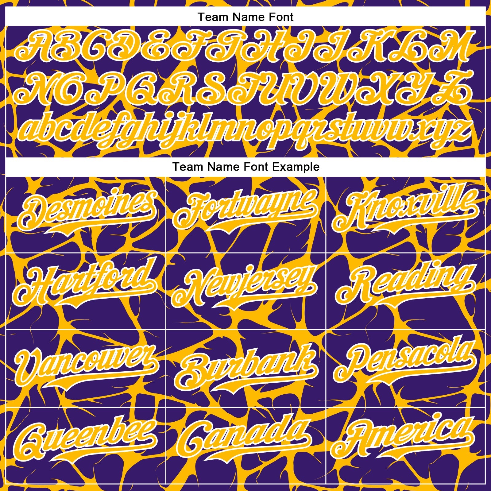 Custom Purple Gold-White Abstract Network Bomber Full-Snap Varsity Letterman Hoodie Jacket view 5