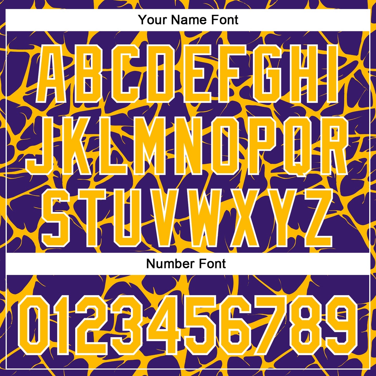 Custom Purple Gold-White Abstract Network Bomber Full-Snap Varsity Letterman Hoodie Jacket view 6
