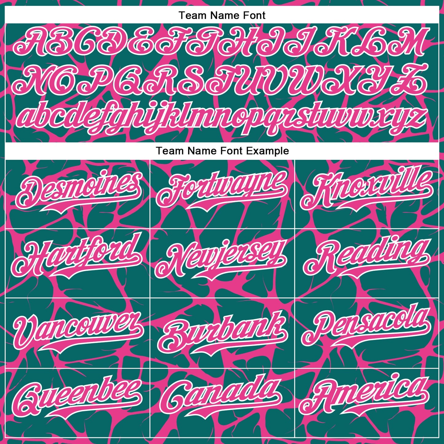Custom Teal Pink-White Abstract Network Bomber Full-Snap Varsity Letterman Hoodie Jacket view 5