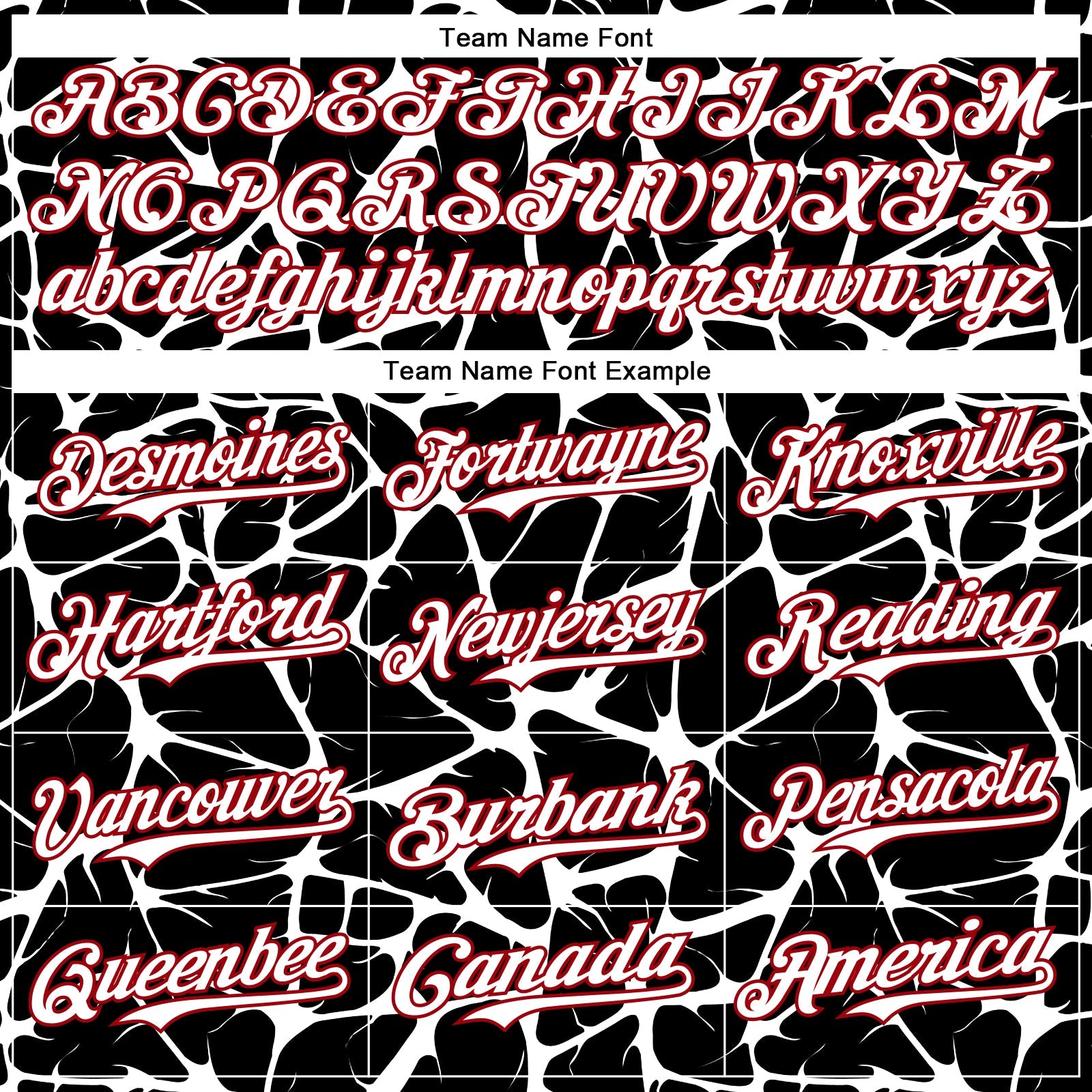 Custom Black White-Red Abstract Network Bomber Full-Snap Varsity Letterman Hoodie Jacket view 5