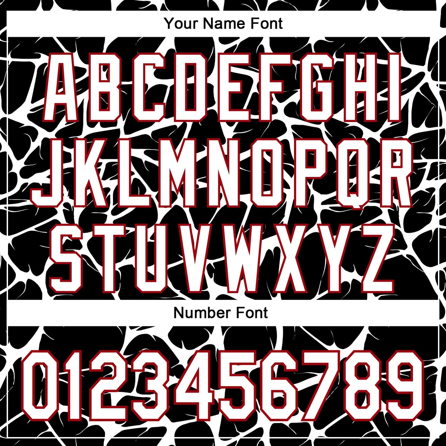 Custom Black White-Red Abstract Network Bomber Full-Snap Varsity Letterman Hoodie Jacket view 6