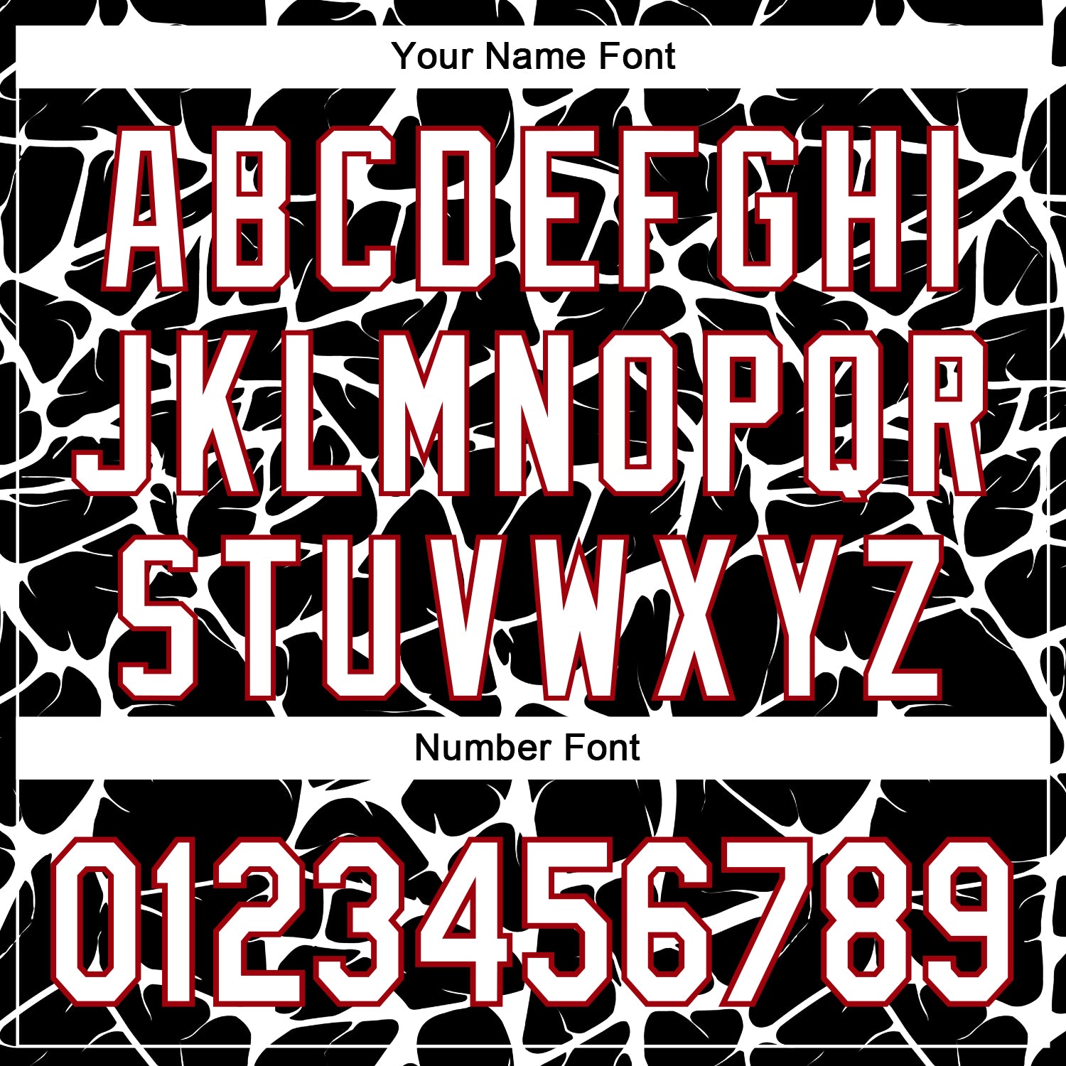 Custom Black White-Red Abstract Network Bomber Full-Snap Varsity Letterman Hoodie Jacket view 6