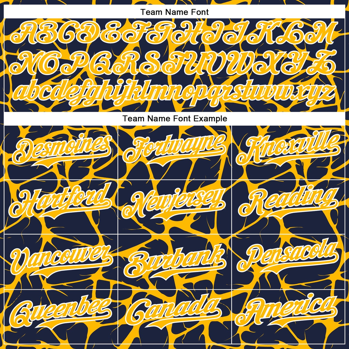 Custom Navy Gold-White Abstract Network Bomber Full-Snap Varsity Letterman Hoodie Jacket view 5