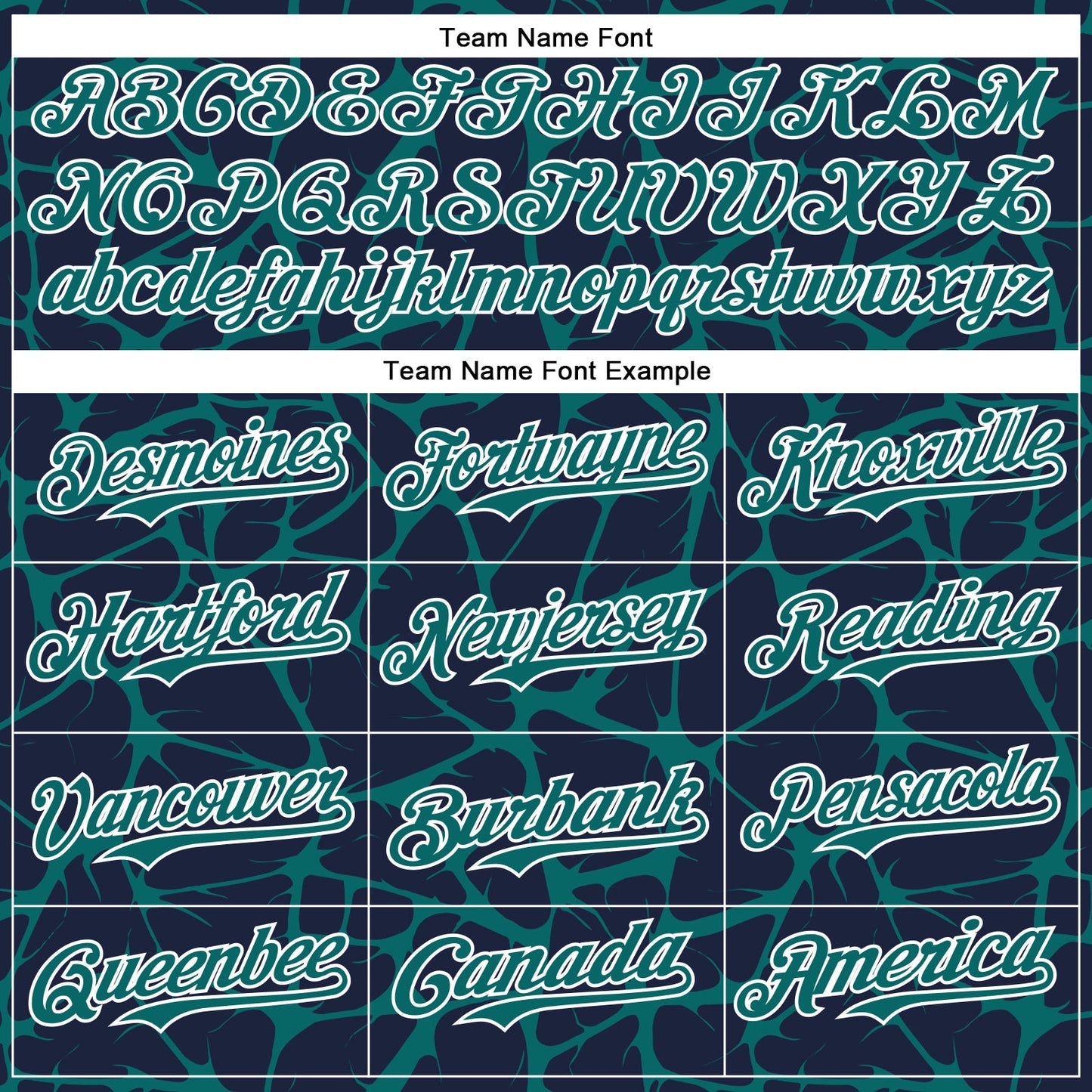 Custom Navy Teal-White Abstract Network Bomber Full-Snap Varsity Letterman Hoodie Jacket view 5