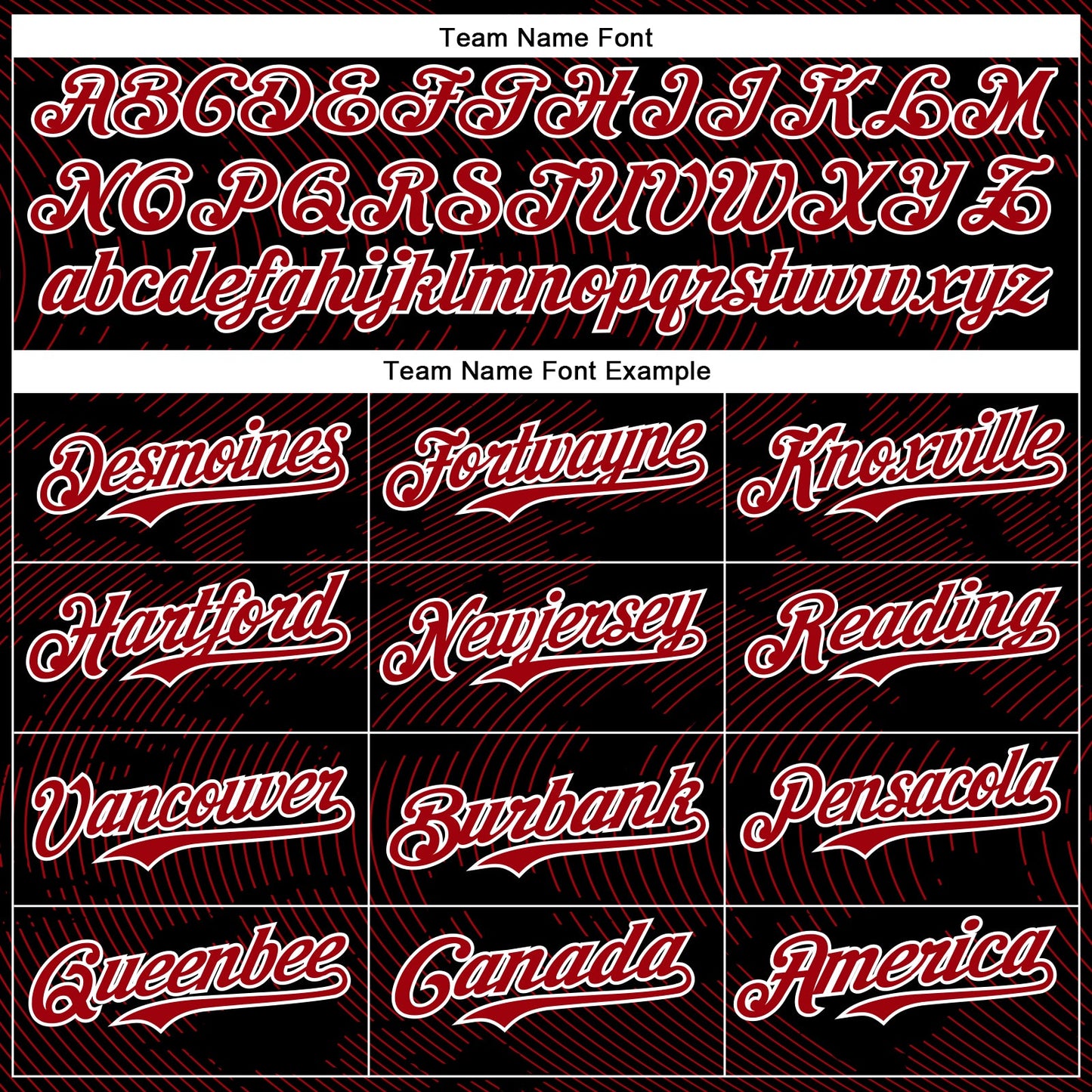Custom Black Red-White Curve Lines Bomber Full-Snap Varsity Letterman Hoodie Jacket view 5