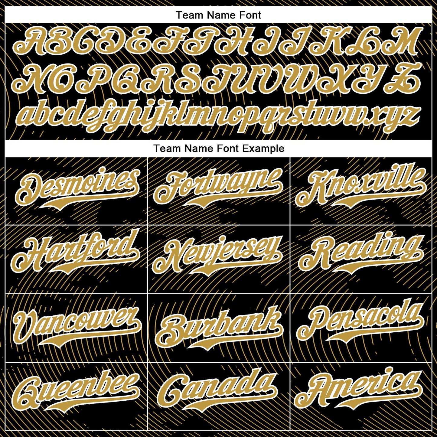 Custom Black Old Gold-White Curve Lines Bomber Full-Snap Varsity Letterman Hoodie Jacket view 5