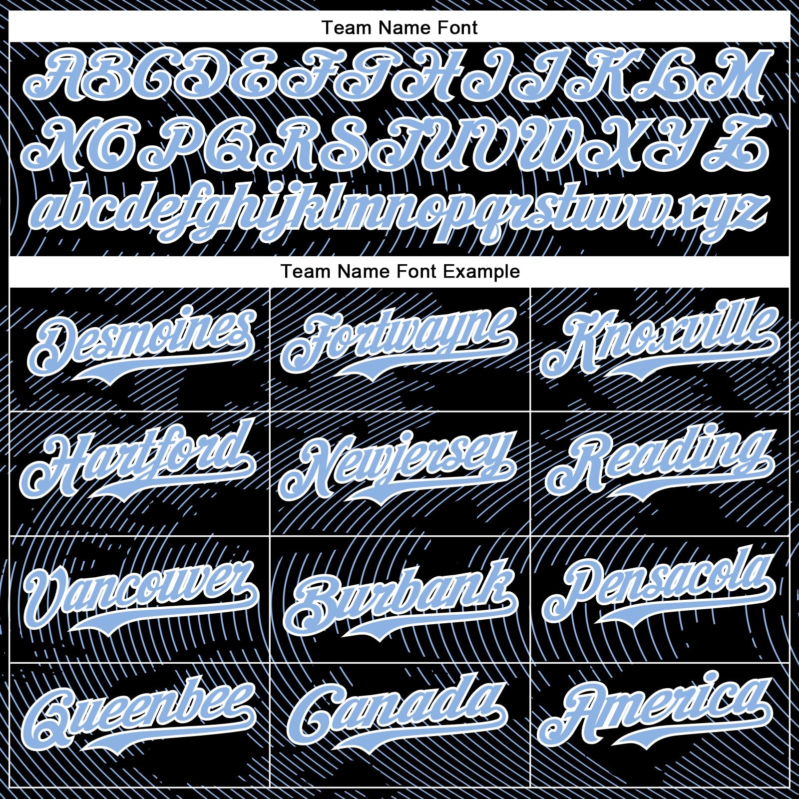 Custom Black Light Blue-White Curve Lines Bomber Full-Snap Varsity Letterman Hoodie Jacket view 5