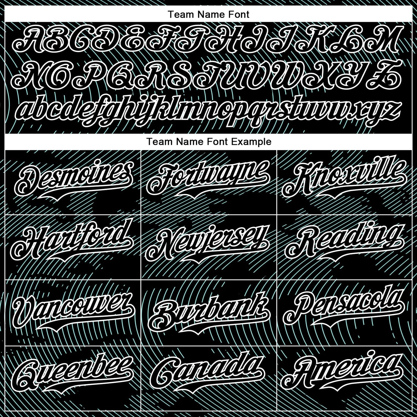 Custom Black Ice Blue-White Curve Lines Bomber Full-Snap Varsity Letterman Hoodie Jacket view 5